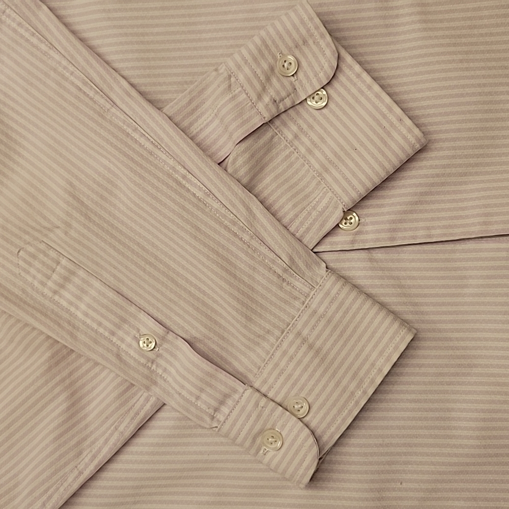 Goodfellow & CO Long-sleeved Button-down Striped Shirt, M - Picture 6 of 12